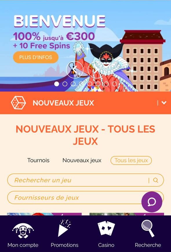 Arlequin Casino - Présentation des jeux populaires et des bonus disponibles